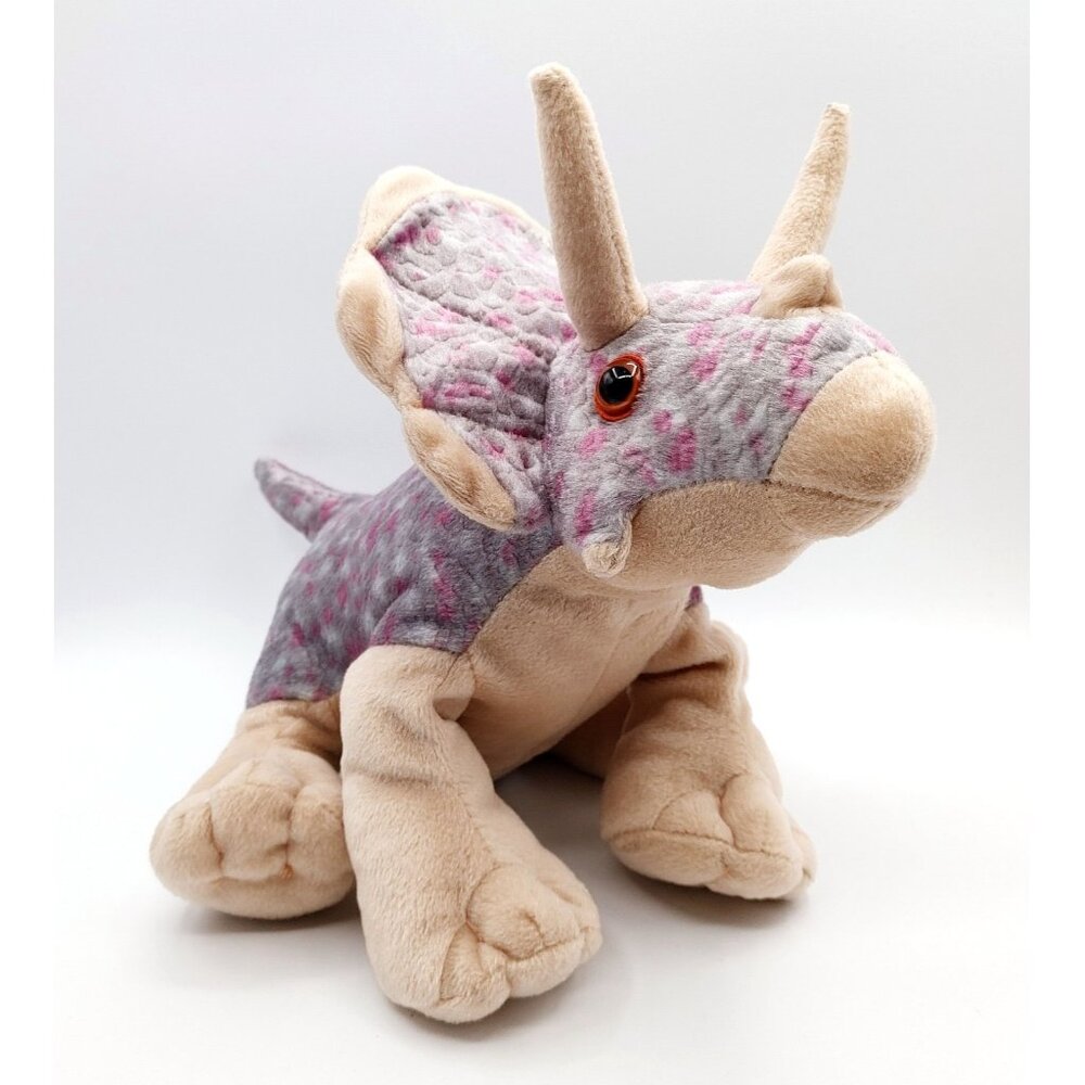 Wild Republic Triceratops Plush, Dinosaur Stuffed Animal, Plush 14"